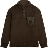 Superdry High Pile Halv Glidelås Genser