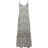 Superdry for woman. W8011294A Long blue strapless dress (S), Casual, Viscose, Sleeveless / Straps