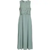 Vila Milina Lace Ermeløs Kjole