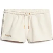 Superdry for woman. W7110427A Essential logo shorts beige (XL), Casual, Cotton