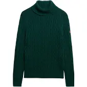 Superdry Slouchy Cable Genser Med Høy Hals