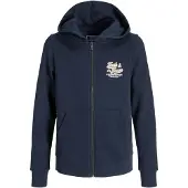 Jack & Jones Logohood 2col Genser Med Hel Glidelås