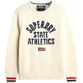 Superdry Slouchy Intarsia Graphic Genser