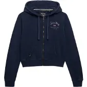 Superdry Athletic Essential Crop Genser Med Hel Glidelås