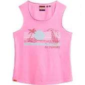 Superdry Outdoor Stripe Scoop Ermeløs T-skjorte