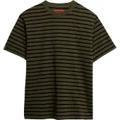 Superdry for man. M1012290A Merchant Stripe T-shirt green (S), Casual, Cotton, Short sleeve