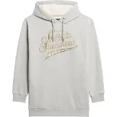 Superdry Luxe Metallic Logo Langarmet Kort Kjole