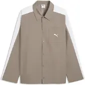 Puma T7 Relaxed Overshirt Men, Men, Mouse Gray, XL