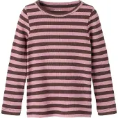 Name it Genser - Rib - Noos - NmnBanio - Fransk stekt/Lilla - - 4 år (104) - Genser