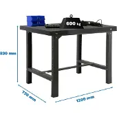 Simonwork (bancos De Trabajo) Bt6 Metallhylle 830x1200x730 Mm