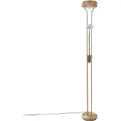 LINDBY LED-leselampe Josefin, bronse, leselampe, dimbar