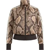 Adidas Satin Snake Print Firebird Track Genser Med Hel Glidelås