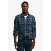 Superdry M4011047a Skjorte Med Lange Ermer