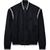 Armani Exchange for man. XM002017AF19828UC001 Black satin bomber jacket (M), Casual, Polyester