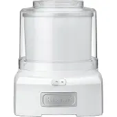 Cuisinart Cool Scoops, Tradisjonell iskremmaskin, 1,4 l, 1 boller, Gjennomsiktig, Hvit, 20 min, Knapper