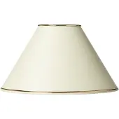 Nielsen Lampeskjerm MARIE høyde 17,0 cm krem m/guldkant