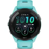 Garmin Forerunner 265 - 46 mm - aqua - smartklokke med stropp - håndleddstørrelse: 135-205 mm - display 1.3" - 8 GB - Bluetooth, Wi-Fi, ANT+ - 47 g