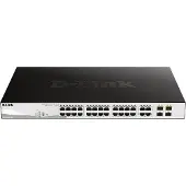 D-Link Poe 10/100/1000 Smart Switch 24 Porter