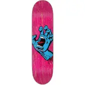 Santa Cruz Screaming Hand 7.8" Skateboard Deck rosa