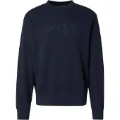 Hugo Boss for man. 50567420 Jersey We Logo navy (S), Casual, Cotton, Long sleeve