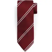 Suitable Slips Silke Double Stripe Burgunder Rød Bordeaux