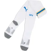 Puma Olympique de Marseille 26/27 Graphic Socks Men, Clothing, White/Royal, 43-46