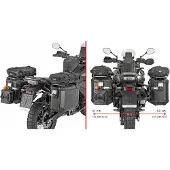 Givi Monokey Cam-side Trekker Outback Cf Moto 800mt-x 2025 Montering Av Sidevesker