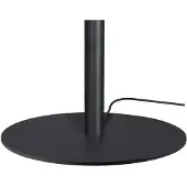 SLV LED-gulvlampe One Straight, svart/messing, 2700/3000 K