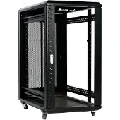 StarTech.com RK2236BKF serverskap 22U, 19, flatpakket, med hjul