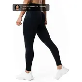 Relode Aura Seamless Scrunch Tights Tall Svart