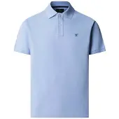 Hackett London for man. HM5600203 Blue Slim-Fit Logo Polo Shirt (XL), Casual, Cotton, Classic, Short sleeve