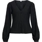 Vila Laila Langermet Bluse