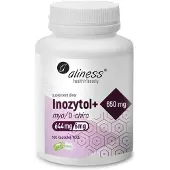 Aliness Myo-/D-chiro-inositol 650 mg + B6 x 100 vegetabilske kapsler