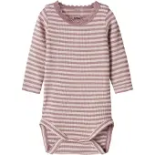 Name it Body I/e - Rib - Viskose - NbfKardia - Lotus - - 62 - Langermet Body