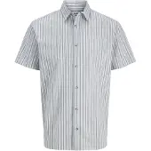 Jack & Jones Chad Oxford Stripe Kortarmet Skjorte