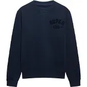 Superdry for man. M2014483A Navy Blue Vintage Athletic Tonal Crew Sweatshirt (XL), Casual, Cotton