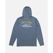 Salty Crew Overnight Hood Sunshirt Longsleeve Lycra blå