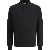 JJ REBEL Callum Langermet Poloskjorte