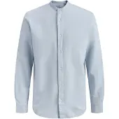 Jack & Jones Breeze Band Linen Blend Skjorte Med Lange Ermer