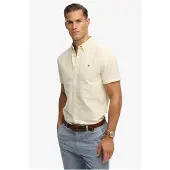 Superdry Preppy Oxford Kortarmet Skjorte