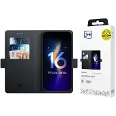 3mk Protection 3mk lommeboketui til iPhone 16 Pro – svart