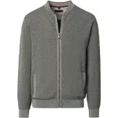 Casamoda Vest Zip Structure Grønn Størrelse