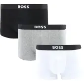 BOSS Kort boksershorts One 3-pack flerfarget Svart Grå Hvit Flerfarget Størrelse