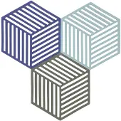 Zone Hexagon Trivets-3 Pieces Gryteunderlag