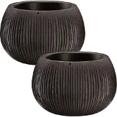 Wellhome Beton Blomsterpotte 16.1x23.8x23.8cm 2 Enheter