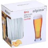 24hShop Ølglass 41,5cl 6-pakning