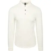 Profuomo Langermet Polokjorte Off White Hvit tørrele