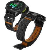 Spigen Athlex Air Strap for Garmin QuickFit 22mm - Black and Orange