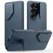 Tech-Protect Samsung Galaxy S26 Ultra Kevlar Aura-deksel - MagSafe-kompatibel - Marineblå