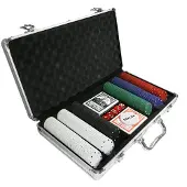 24hShop Pokerset 300 Chip med veske i Aluminium